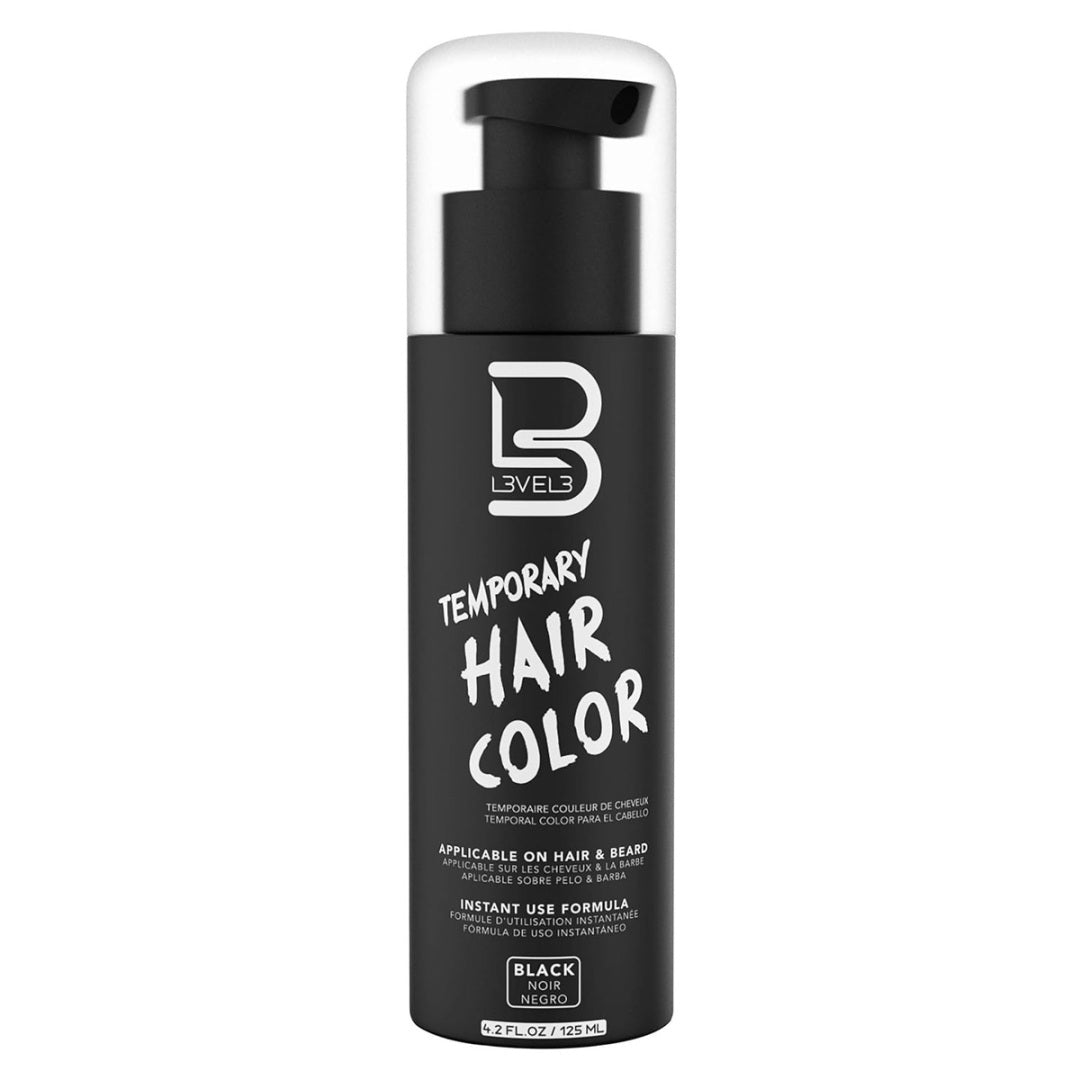 L3VEL3 Beard Color - Black Dye  125ML