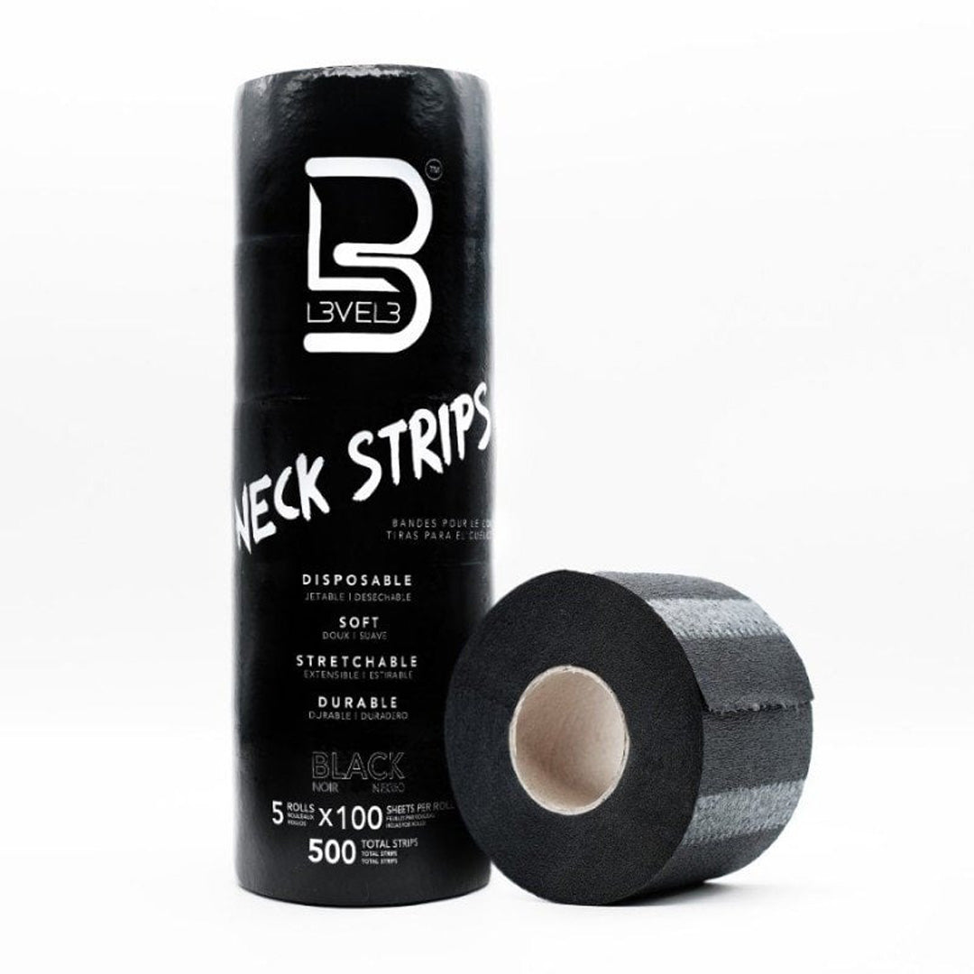 LEVEL3 Neck Strip Roll Black - 5 Rolls