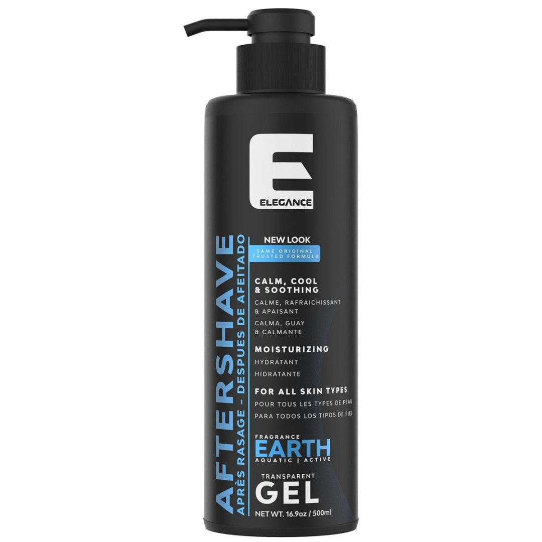 Elegance After Shave Lotion Earth (Blue), 16.9 Oz