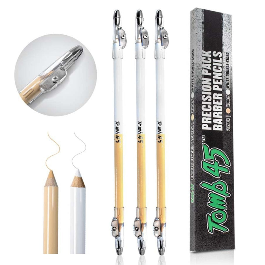 Tomb45 Precision Barber Pencils, 3 Pack