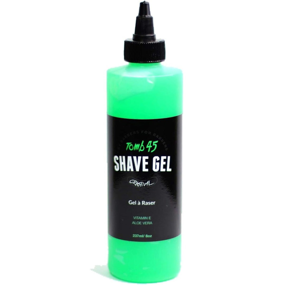 Tomb 45 Shave Gel with  Vitamin E and Aloe Vera, 8oz