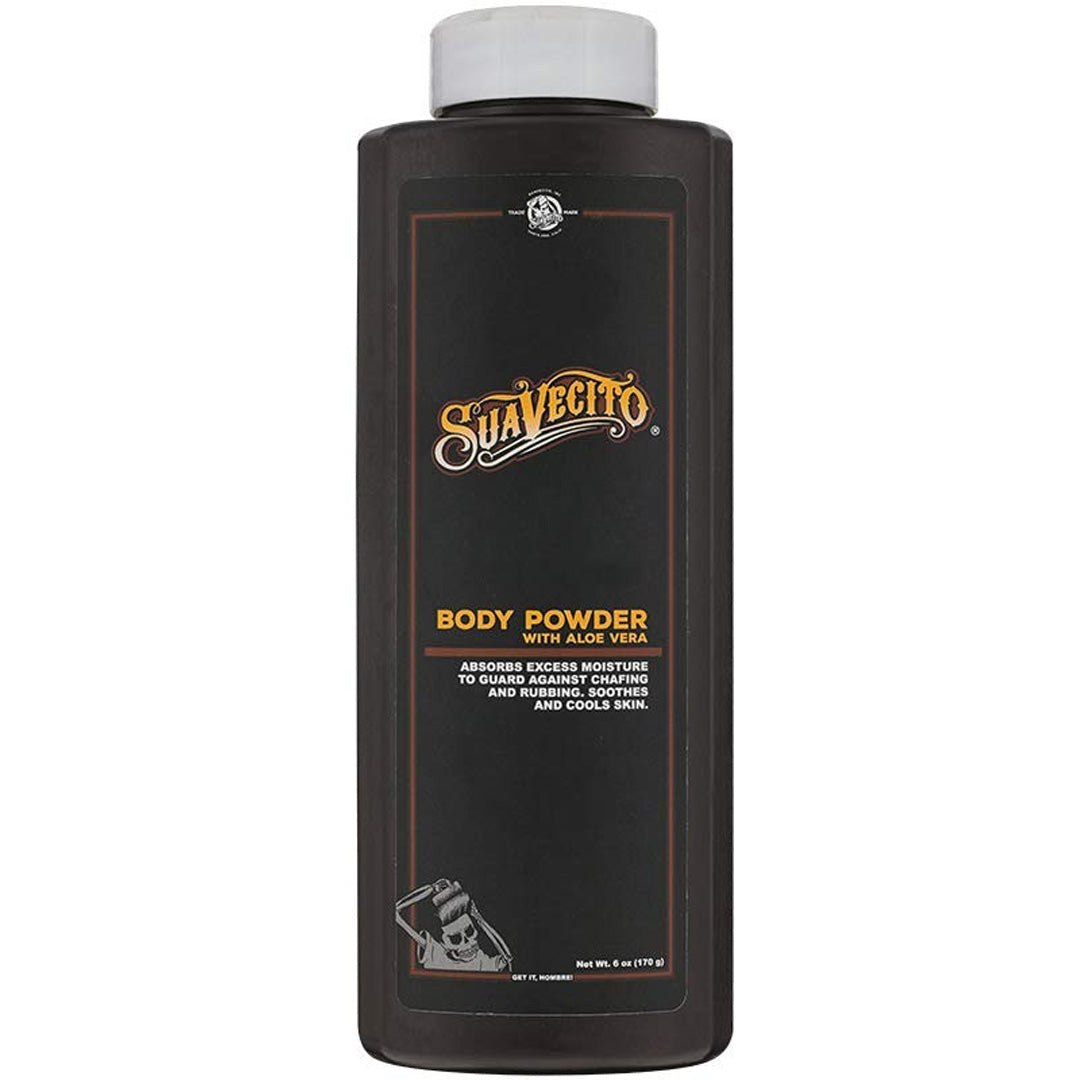 Suavecito Body Powder with Aloe Vera, 6oz