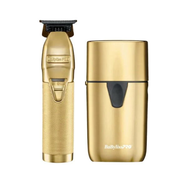 BabylissPro LimitedFX Gold Trimmer - UV Single Foil Shaver Set