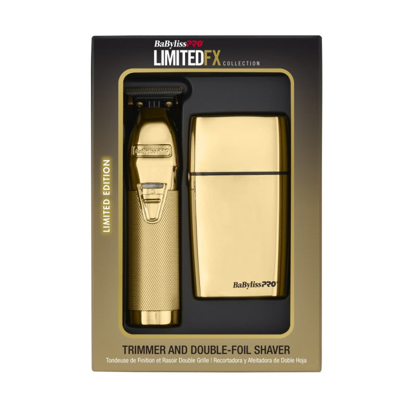 Gold Trimmer & Shaver Combo
