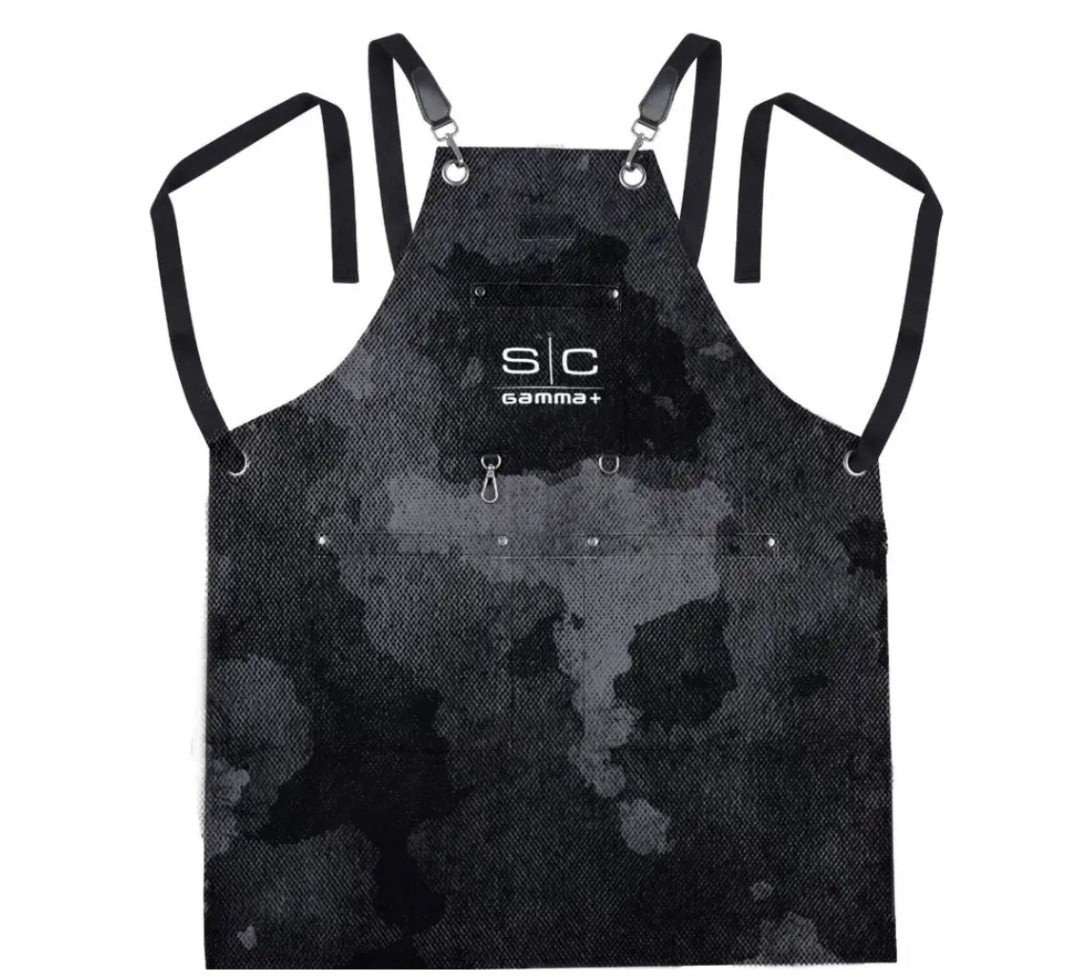 SC Waterproof Barber/Salon Apron Black Camo