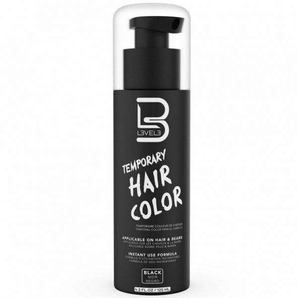 L3VEL3 Temporary Hair Color - Black 4.2 oz