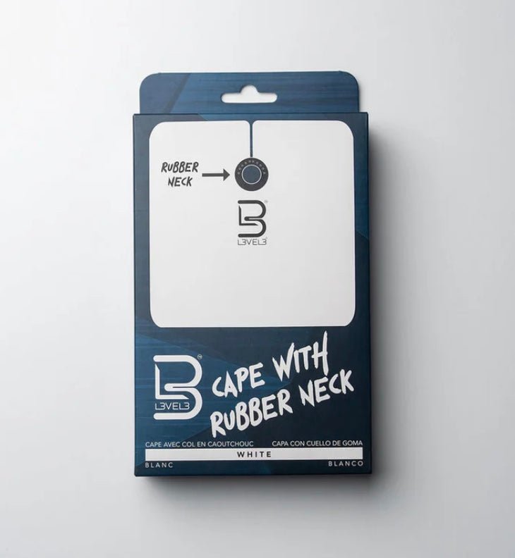 LEVEL 3 WHITE RUBBER CAPE