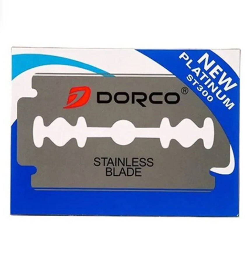 Dorco Double Edge Razor Blade 100ct Blue