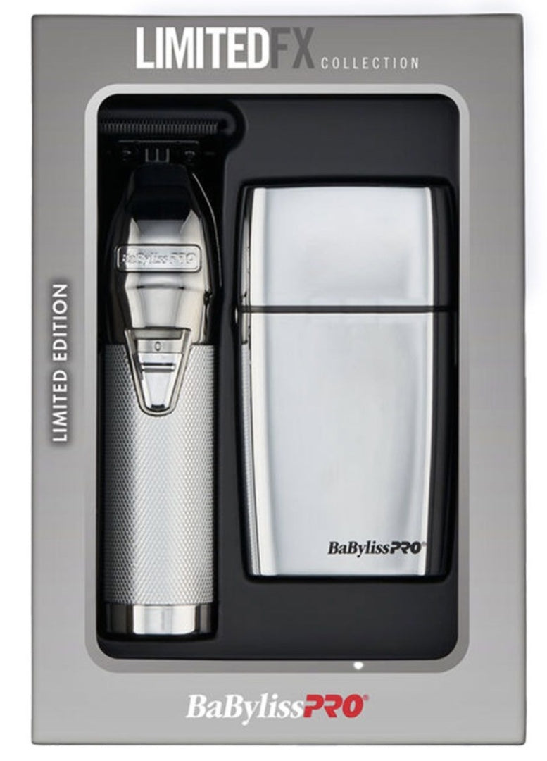 Silver Trimmer & Shaver Combo