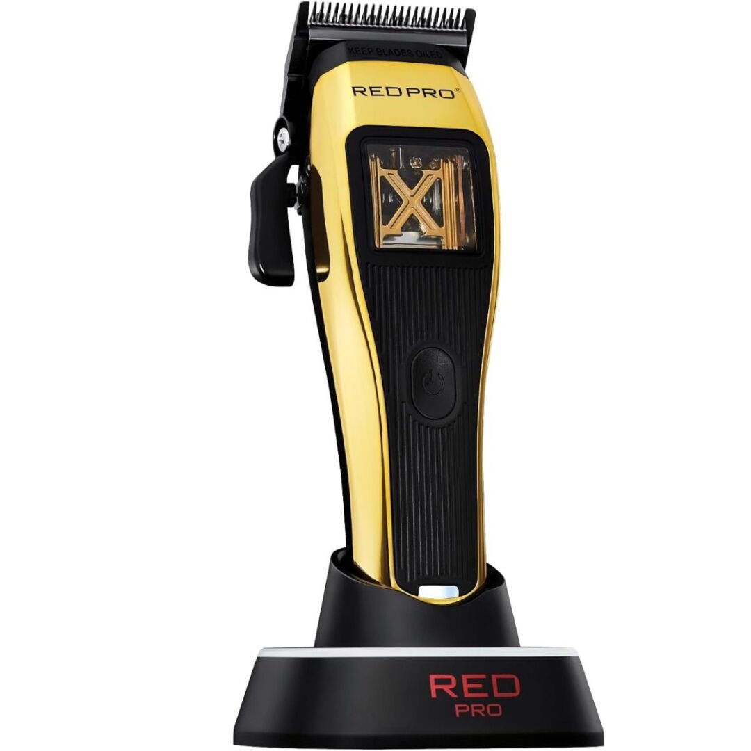 Red Pro Vector Clipper - Gold