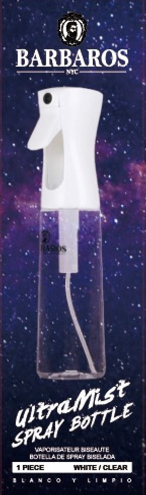 Barbaros Ultra Mist Spray Bottle - Clear