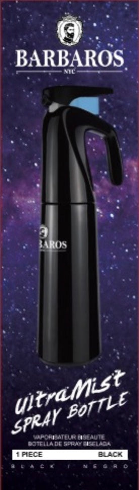 Barbaros Fine Mist Spray Bottle - Black
