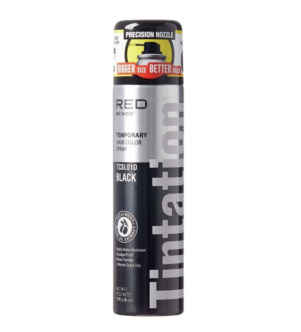 KISS Tintation Color Spray 6oz - Black