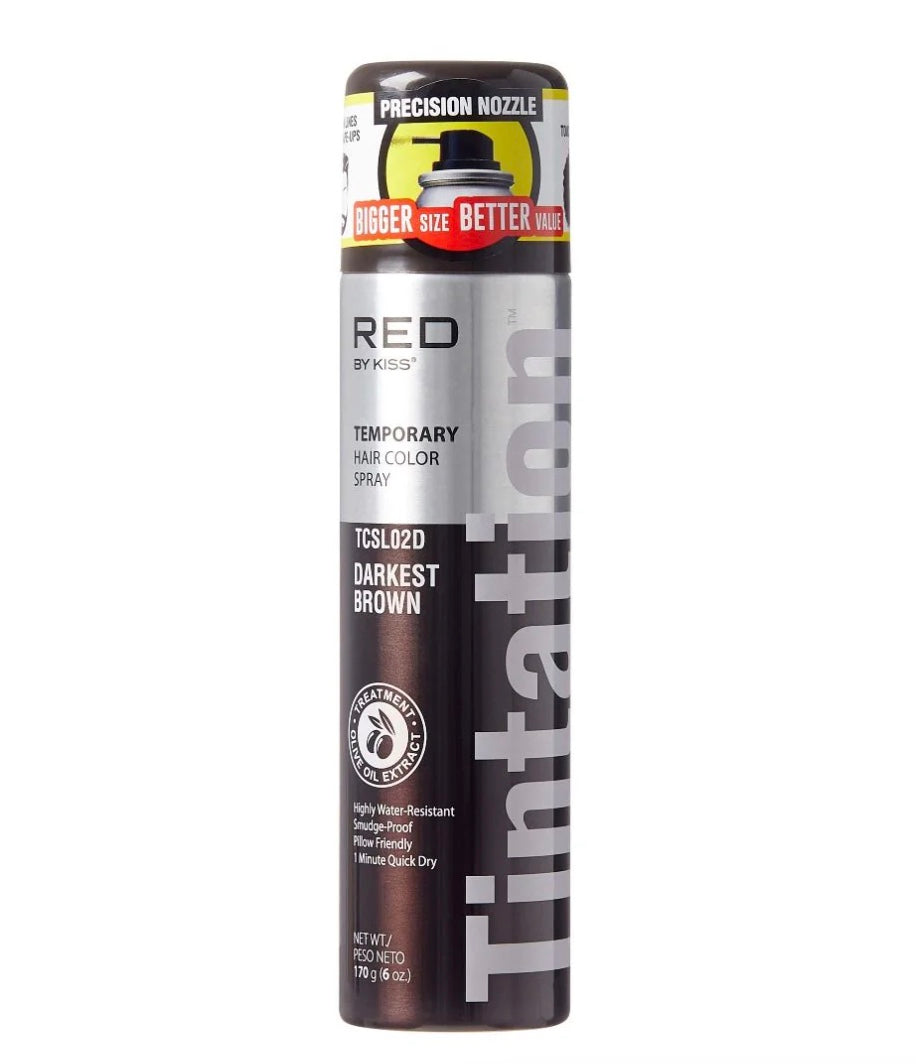 KISS Tintation Color Spray 6oz - Dark Brown