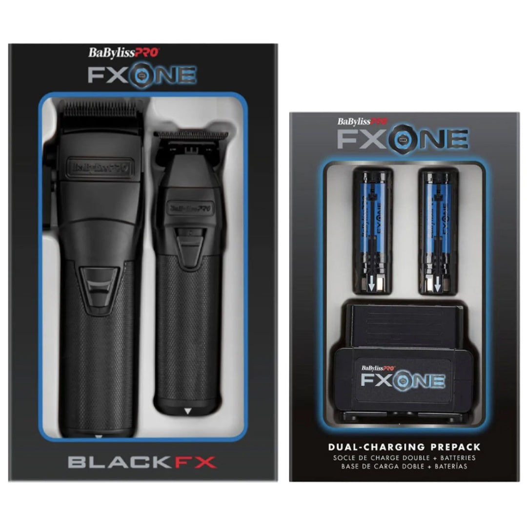 Babyliss FXONE Black Clipper + Trimmer Set