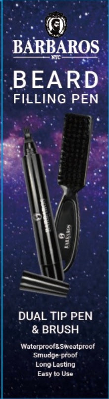 Beard Filling Pen & Brush Set