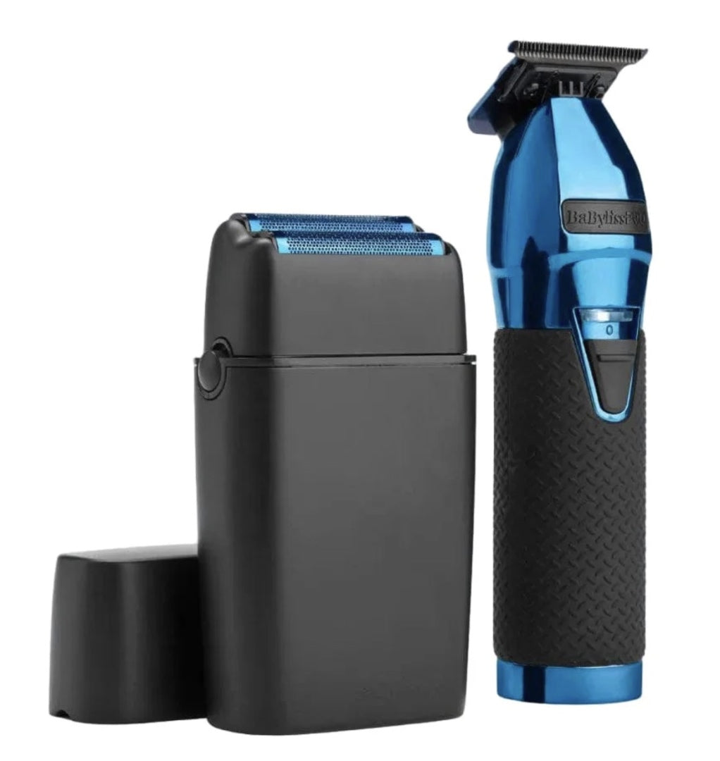 Blue/BlackTrimmer & Shaver Combo