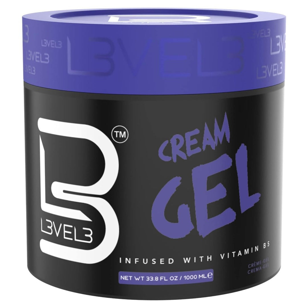 L3VEL3 CREAM HAIR GEL 1000ML
