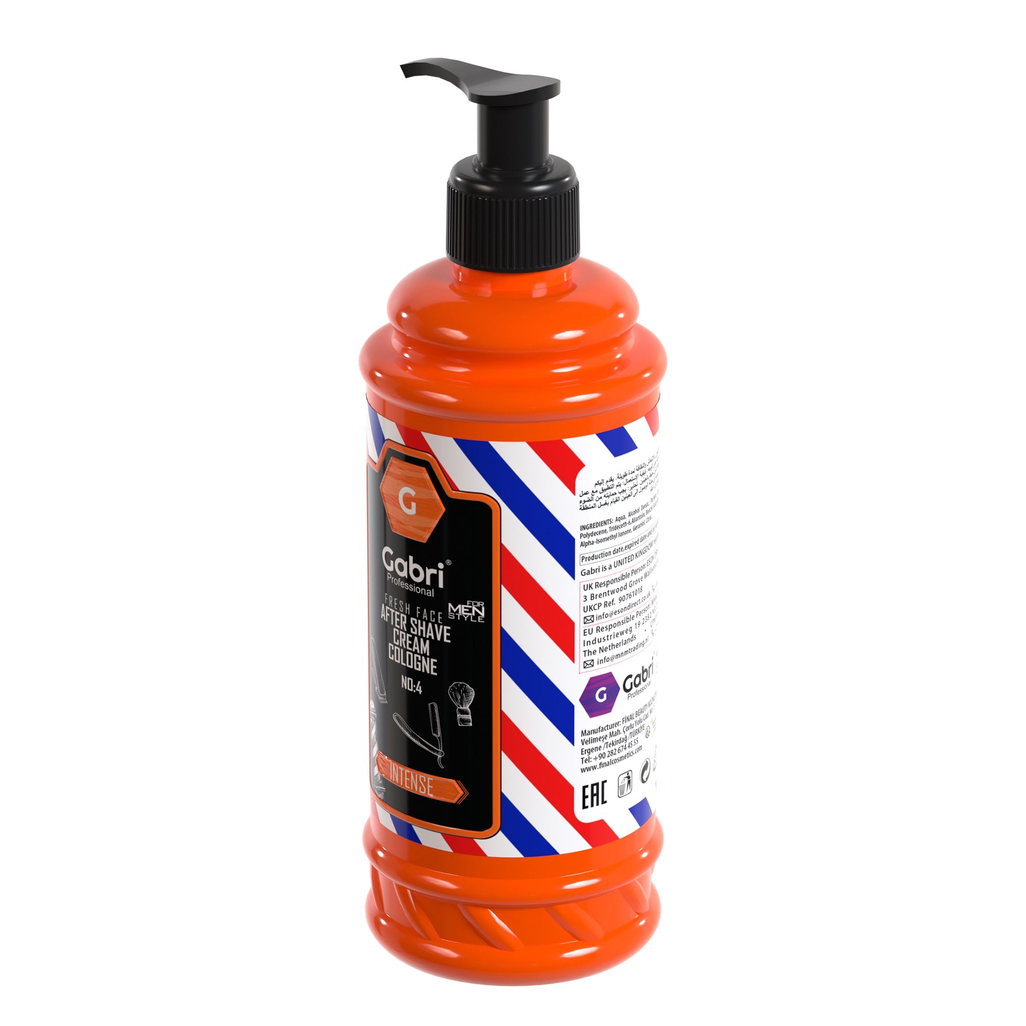 Gabri Professional - After Shave Cream Cologne – Intense No 4