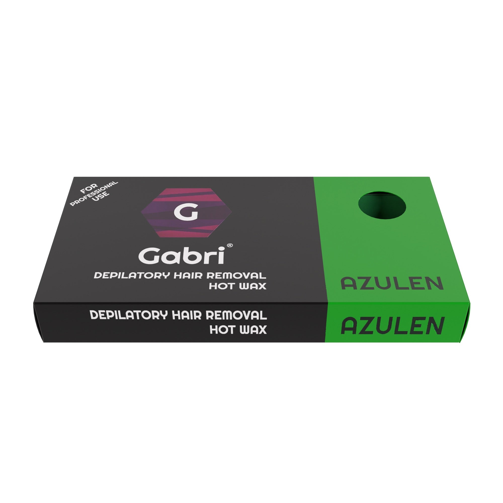 Gabri Professional - Depilatory Hair Removal Hot Wax - Azulen - Green