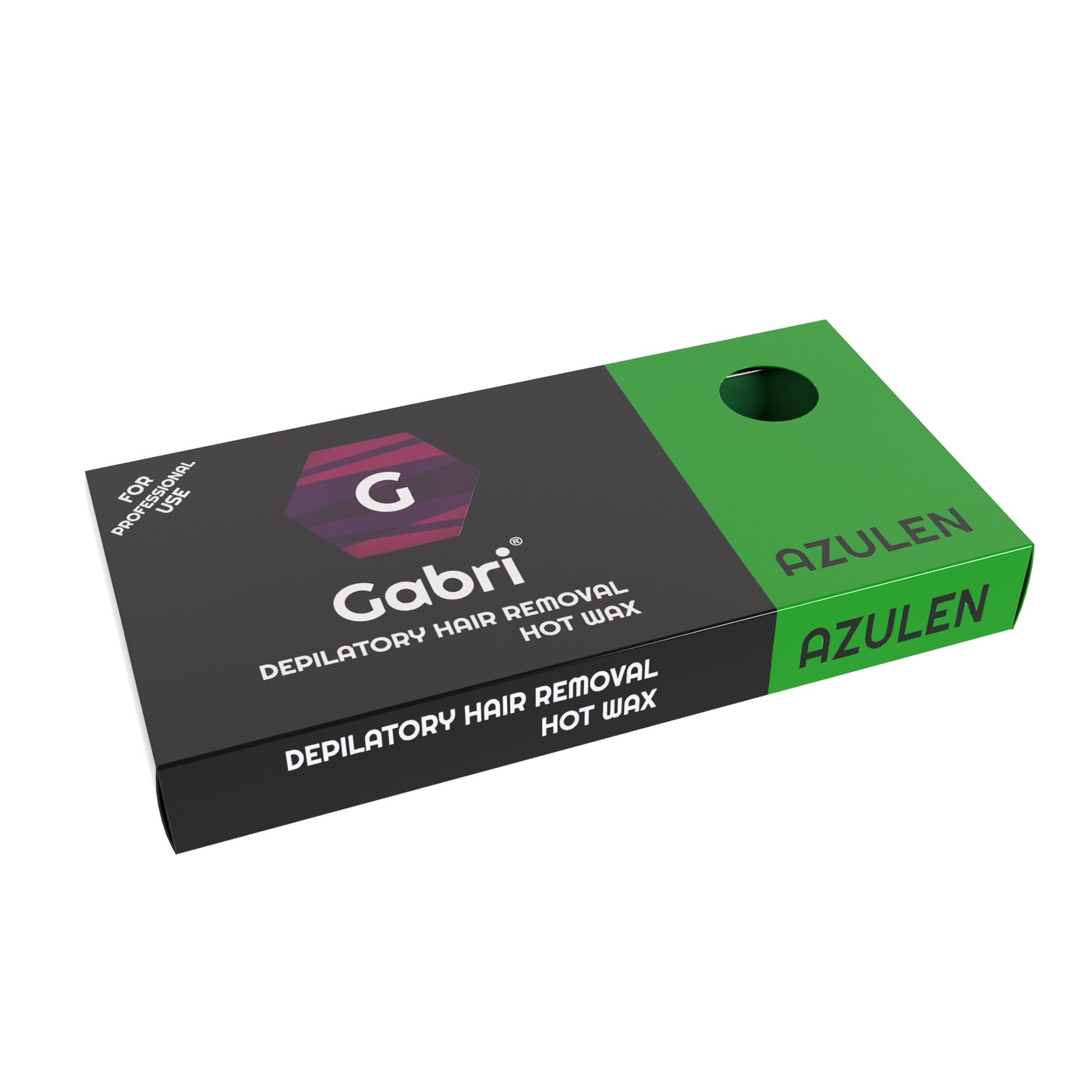 Gabri Professional - Depilatory Hair Removal Hot Wax - Azulen - Green