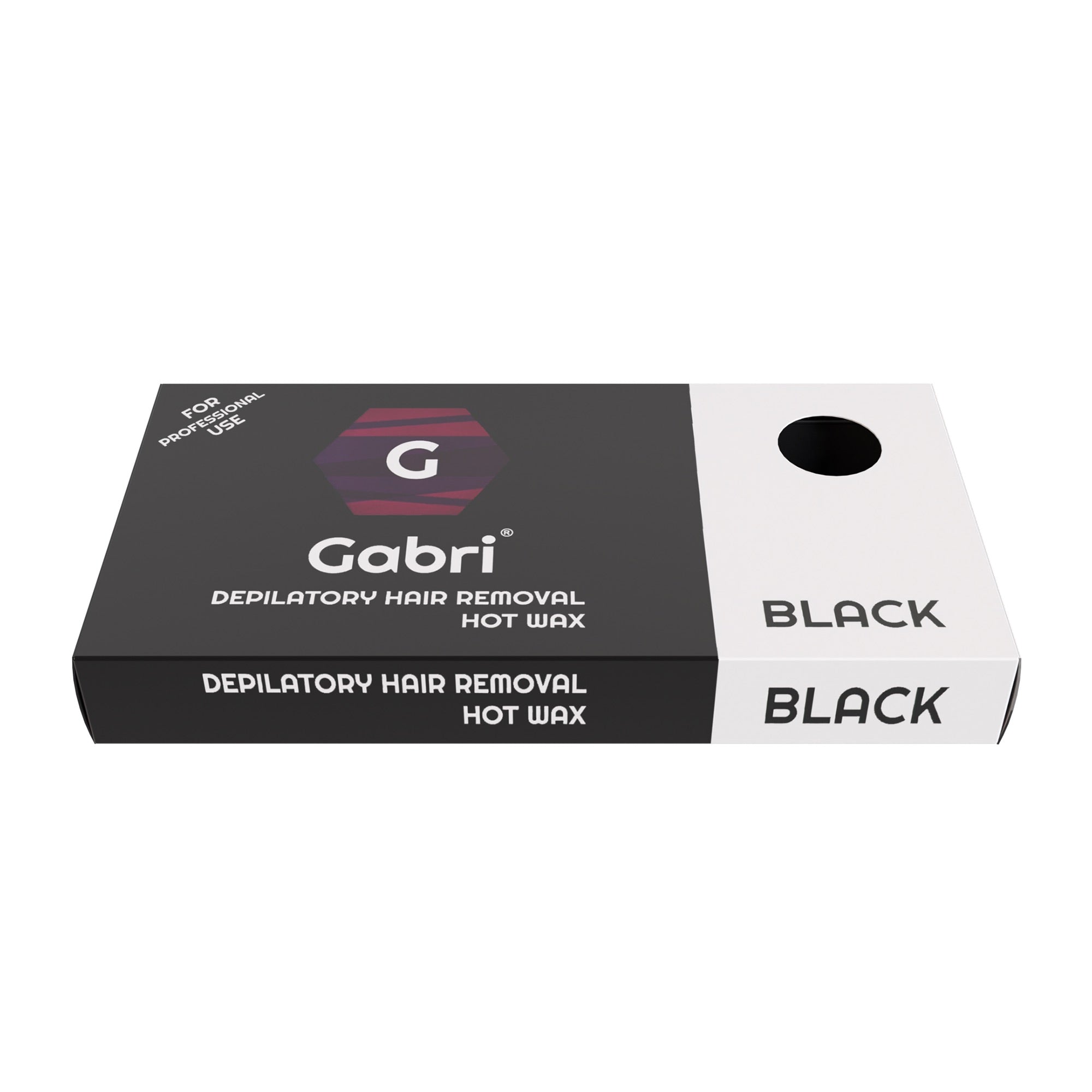 Gabri Professional - Depilatory Hair Removal Hot Wax - Black