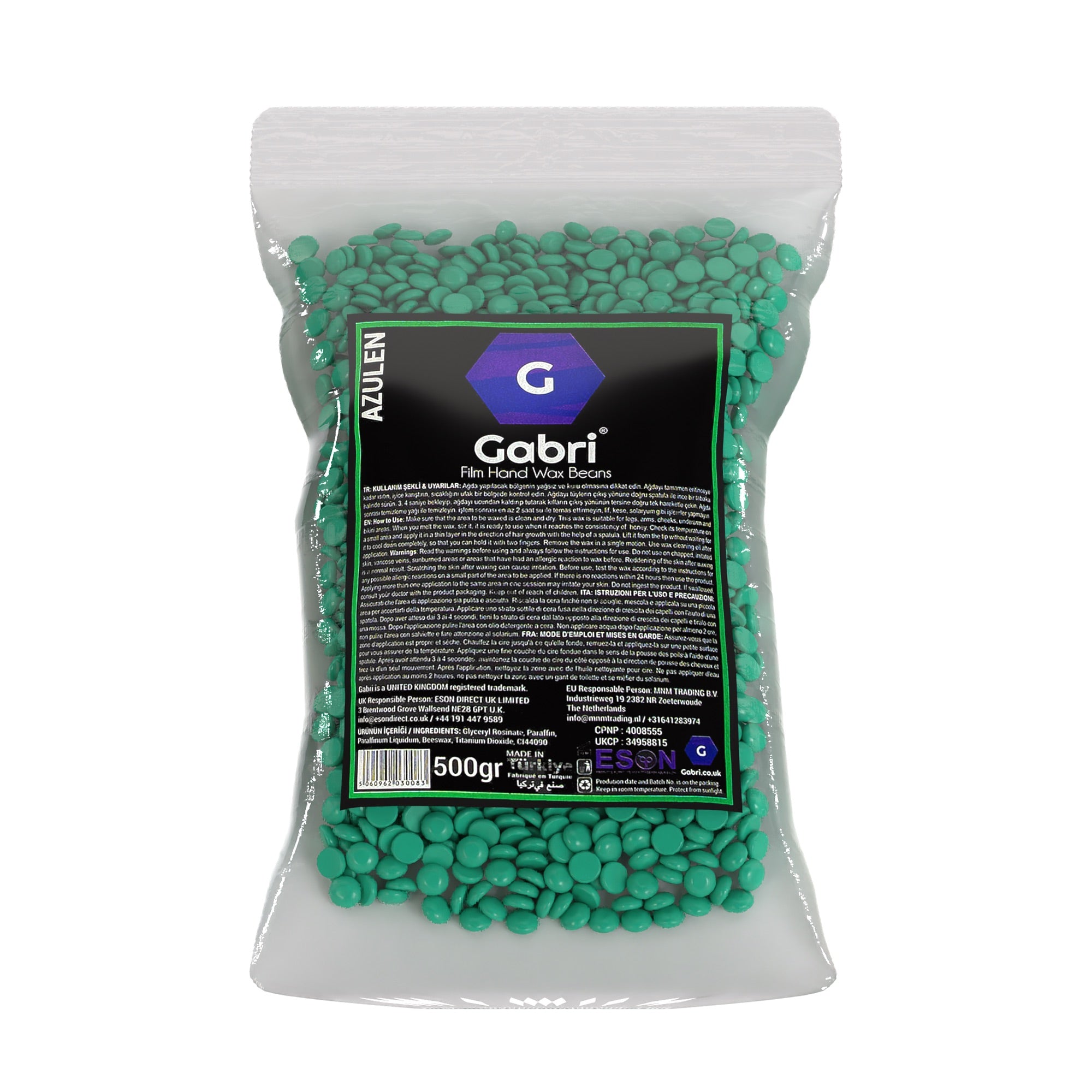 Gabri Professional- Film Hand Wax Beans - Azulen