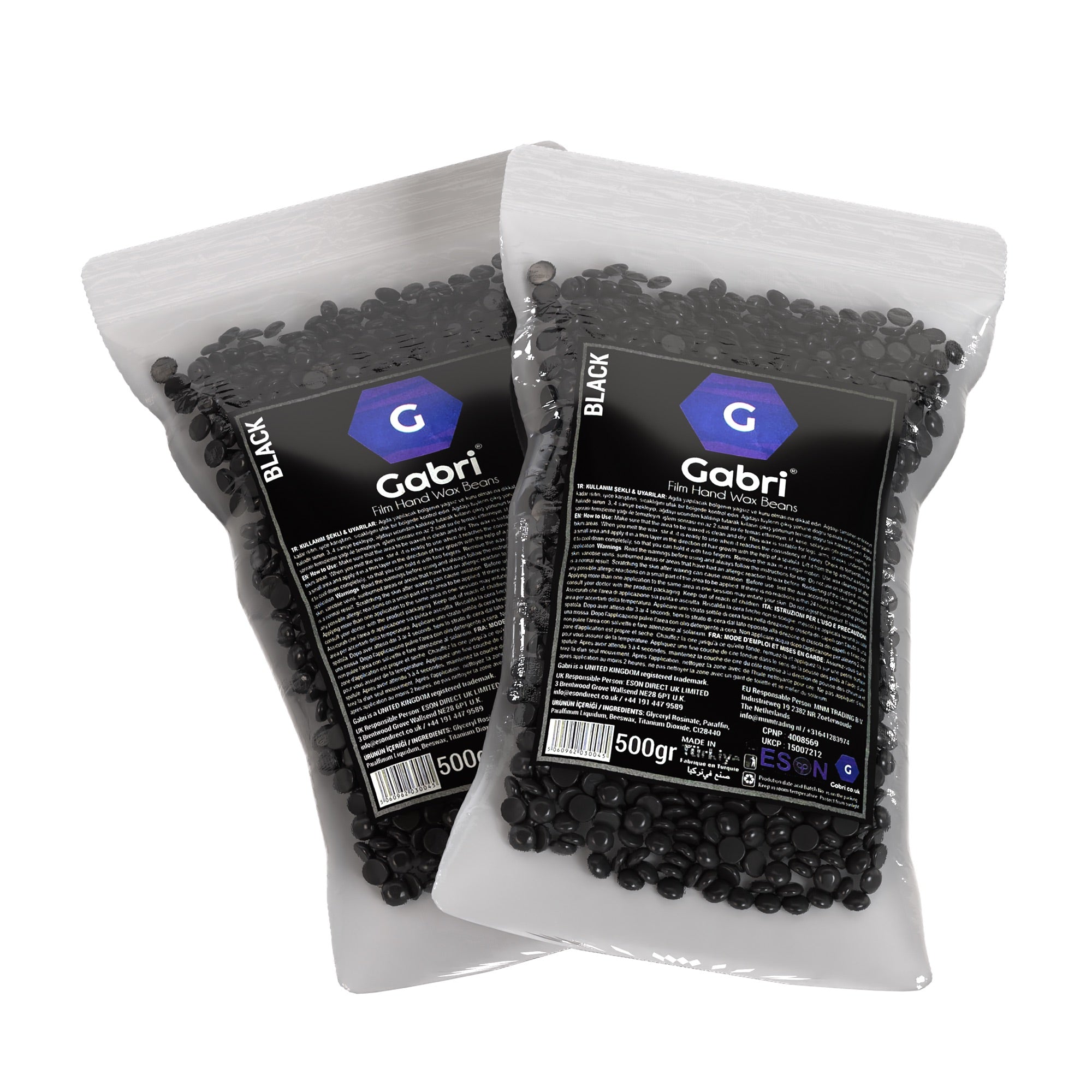 Gabri Professional - Film Hand Wax Beans - Black