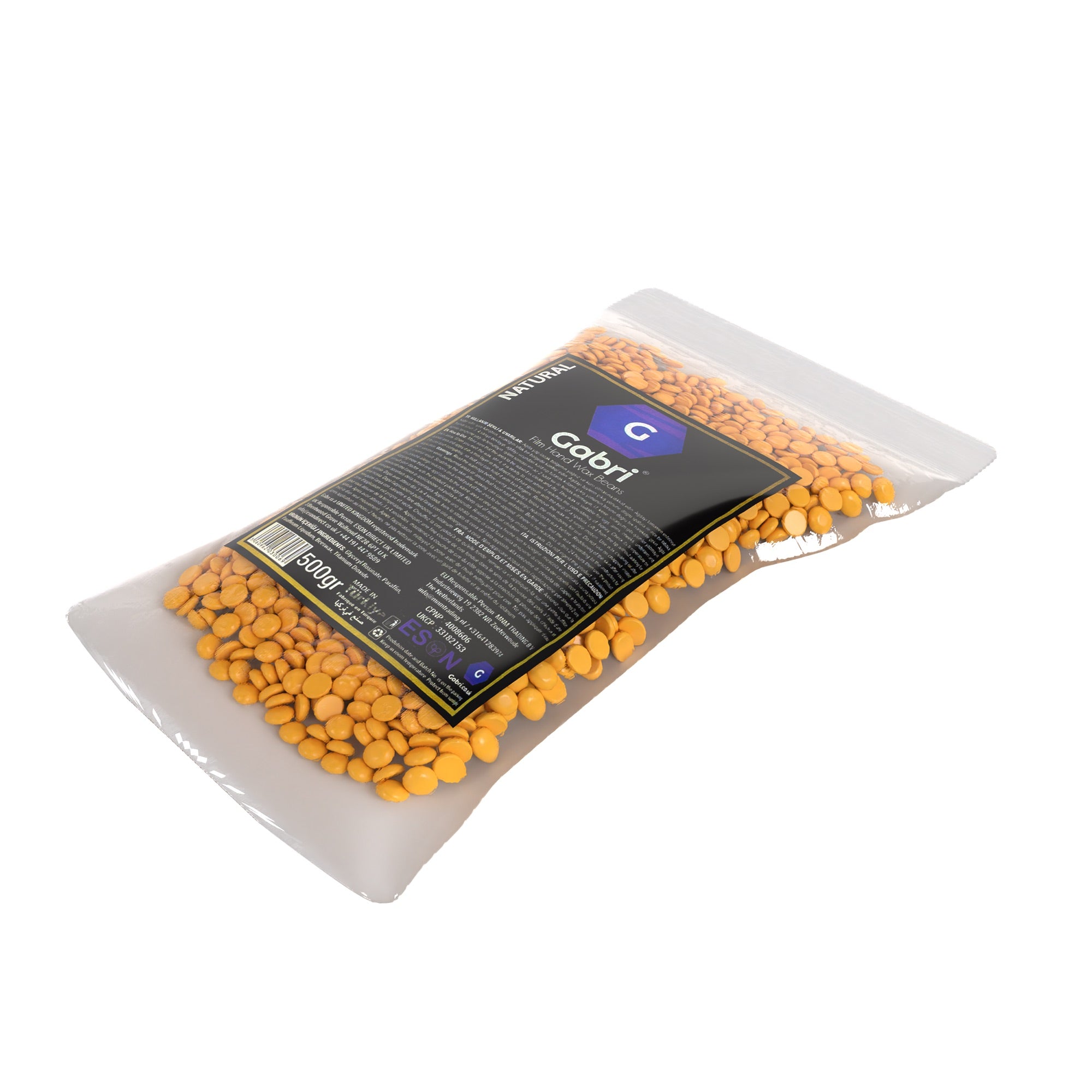 Gabri Professional- Film Hand Wax Beans - Natural