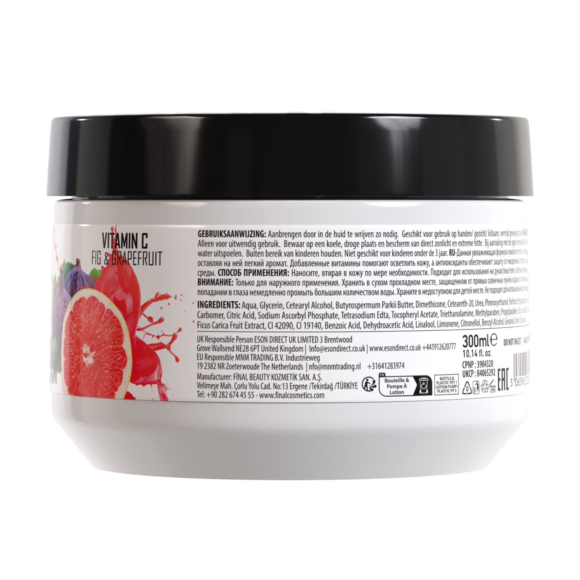 Gabri Professional - Hand & Face Care Cream – Fig & Grapefruit