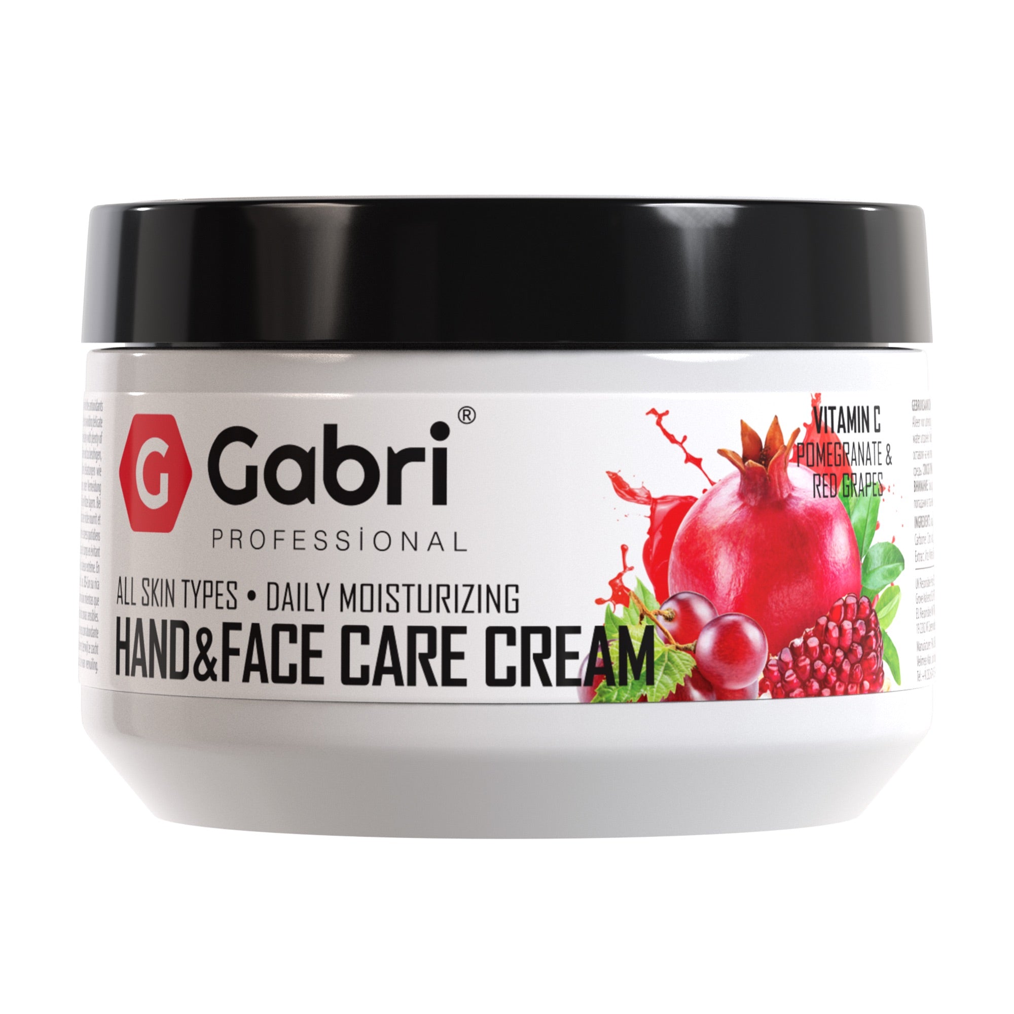 Gabri Professional - Hand & Face Care Cream – Pomegranate & Red Grape