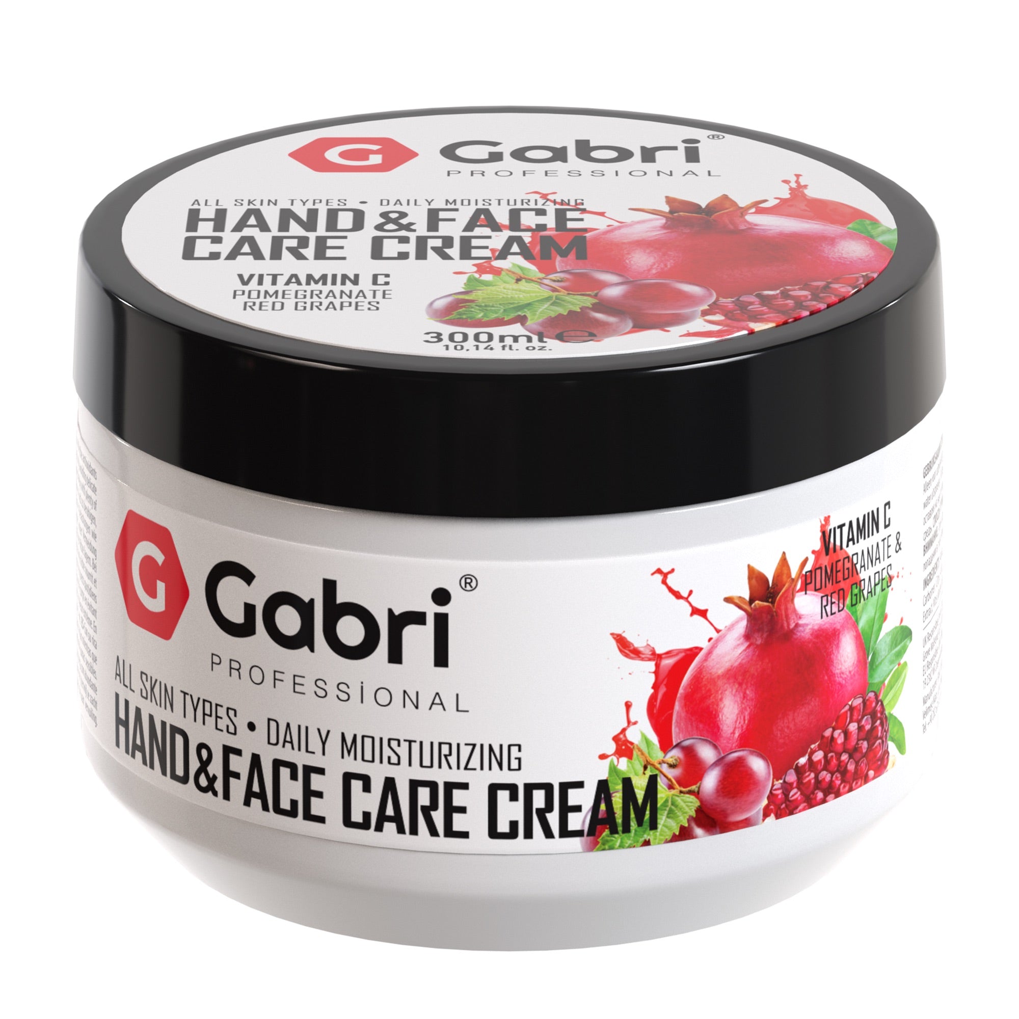 Gabri Professional - Hand & Face Care Cream – Pomegranate & Red Grape