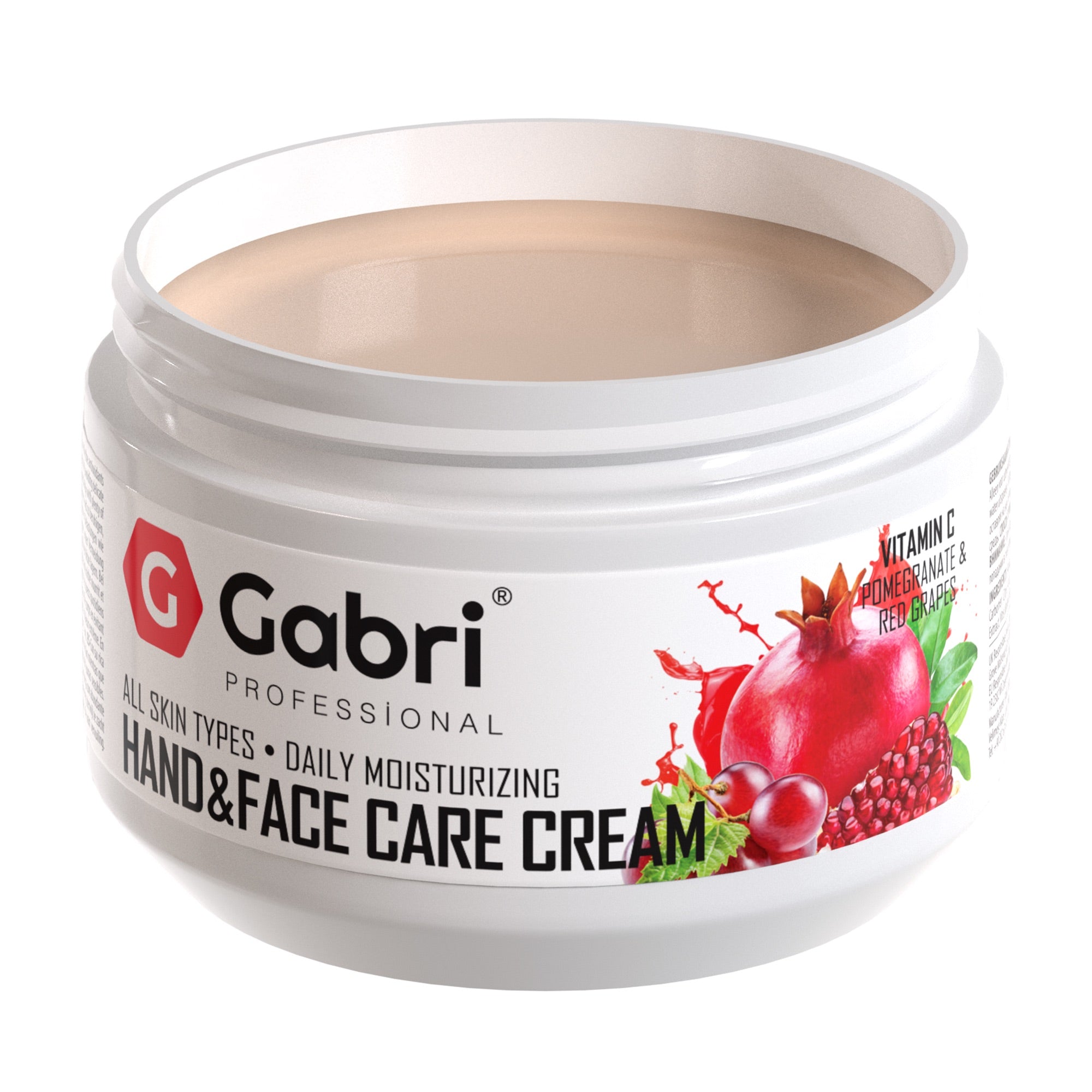 Gabri Professional - Hand & Face Care Cream – Pomegranate & Red Grape