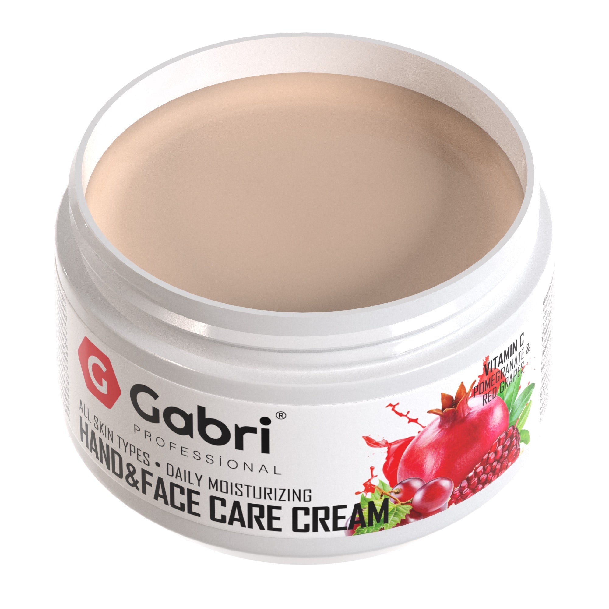 Gabri Professional - Hand & Face Care Cream – Pomegranate & Red Grape