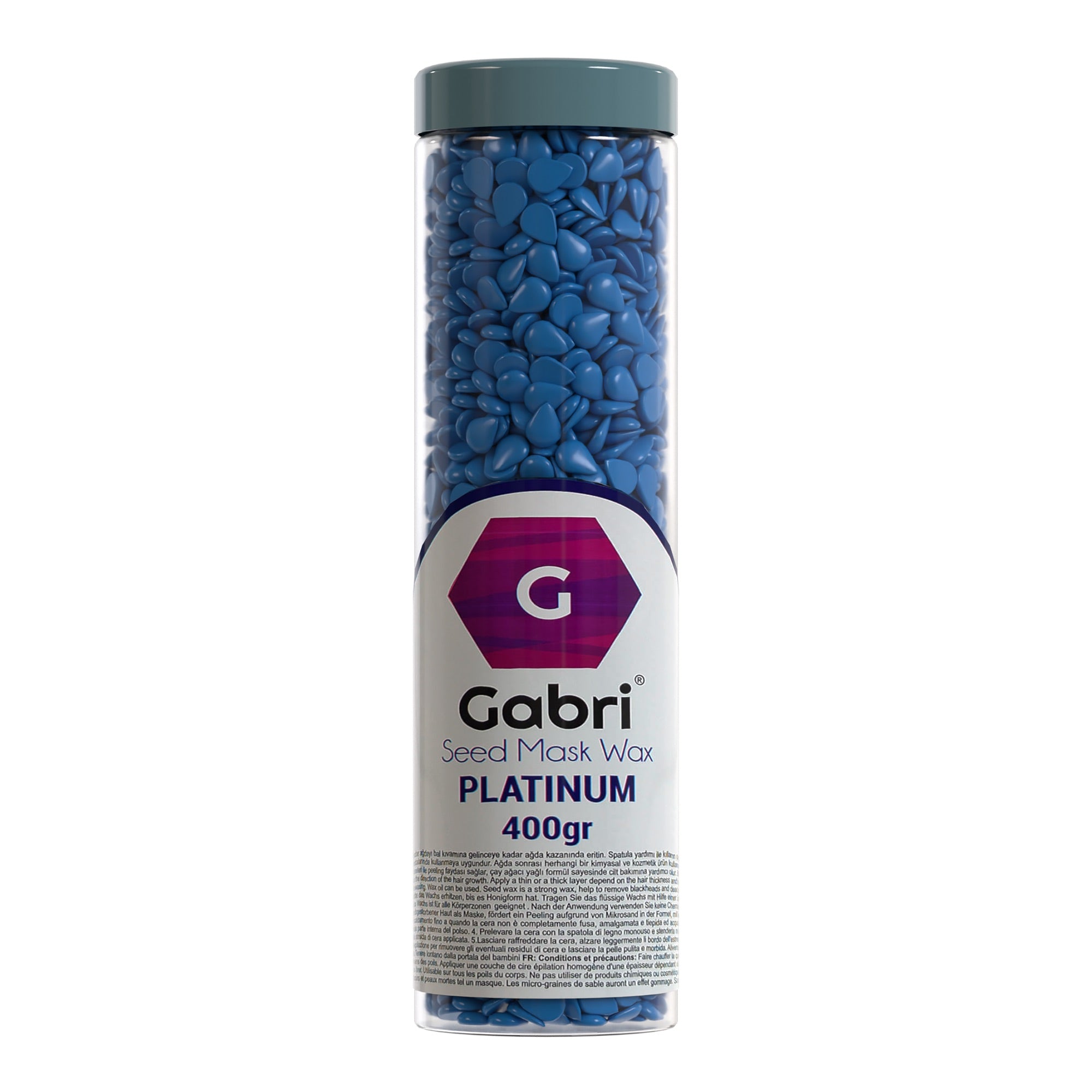 Gabri Professional - Seed Mask Wax – Platinum - Blue