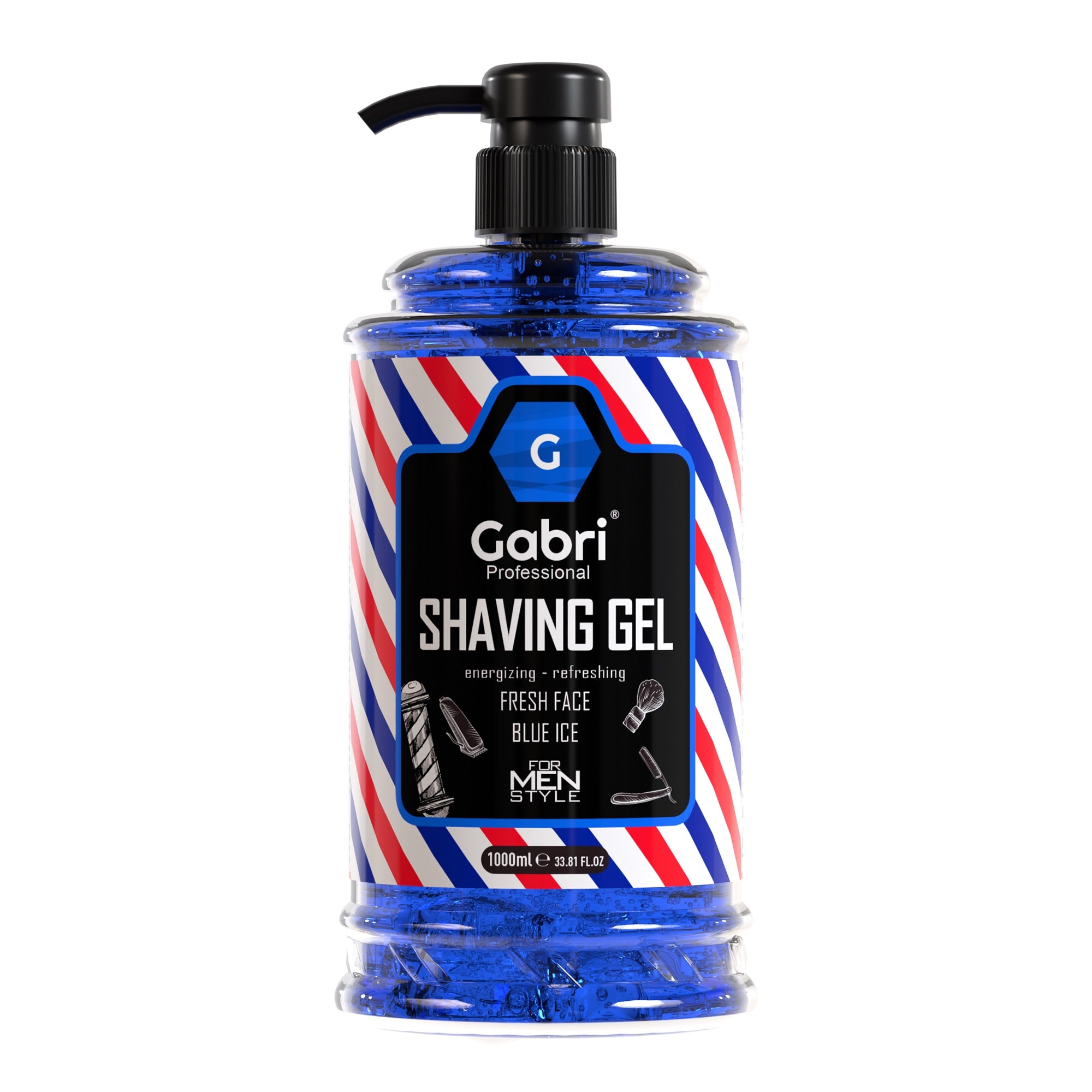 Gabri Professional - Shaving Gel - Fresh Face - Blue Ice
