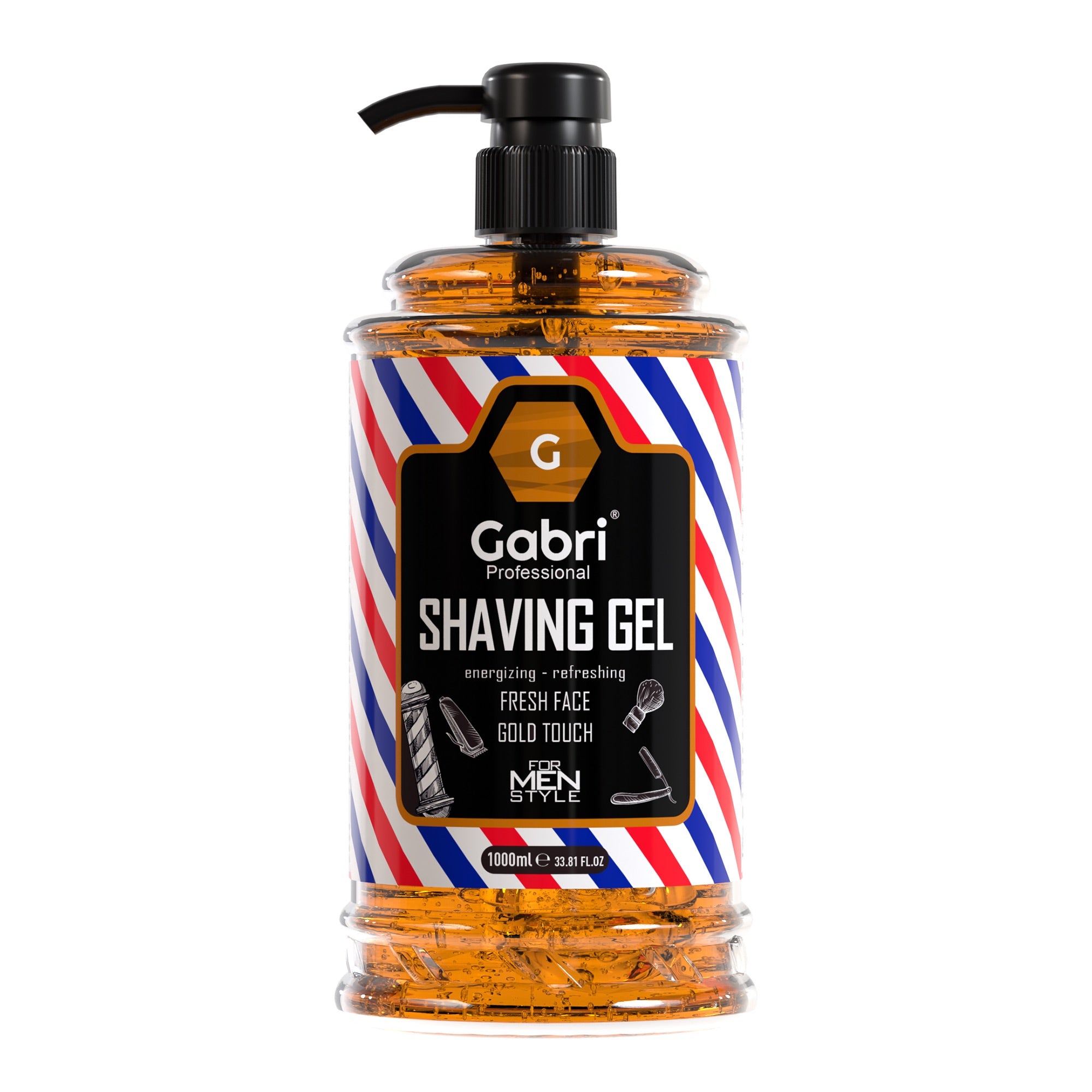 Gabri Professional- Shaving Gel - Fresh Face - Gold Touch