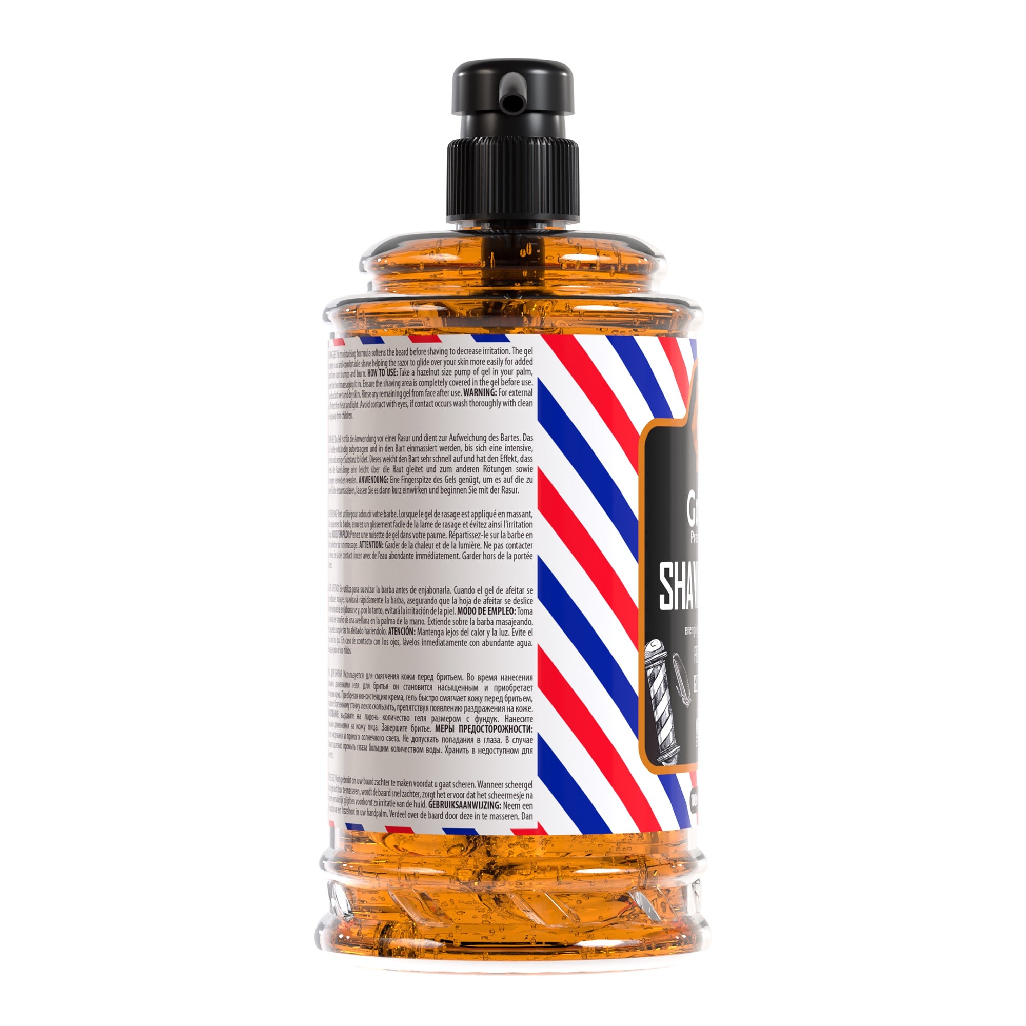 Gabri Professional- Shaving Gel - Fresh Face - Gold Touch