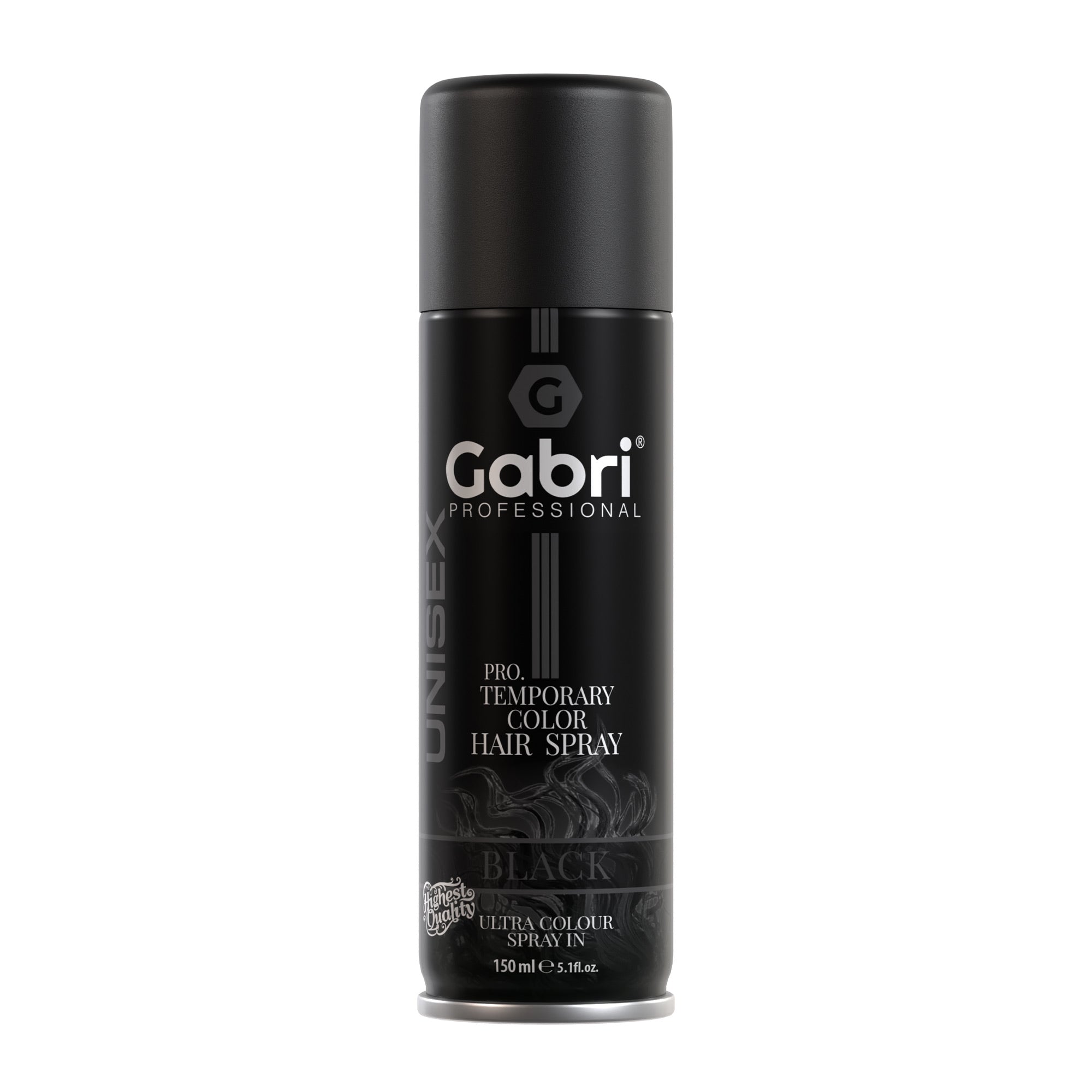 Gabri Professional - Pro Temporary Colour Hair Spray - Black
