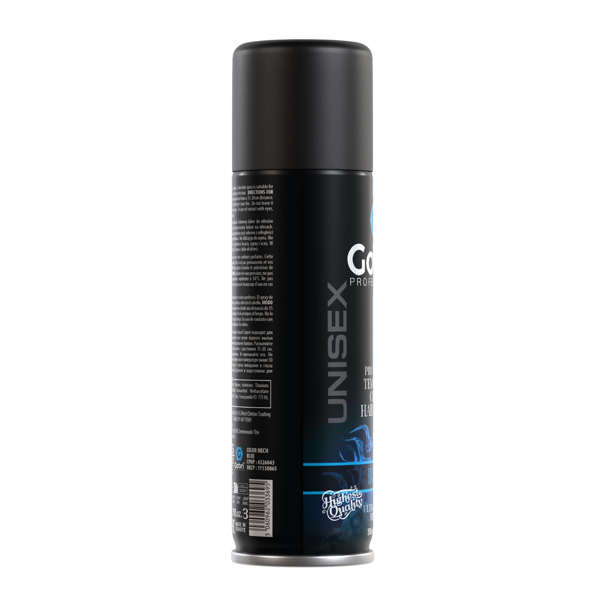 Gabri Professional - Pro Temporary Colour Hair Spray - Blue