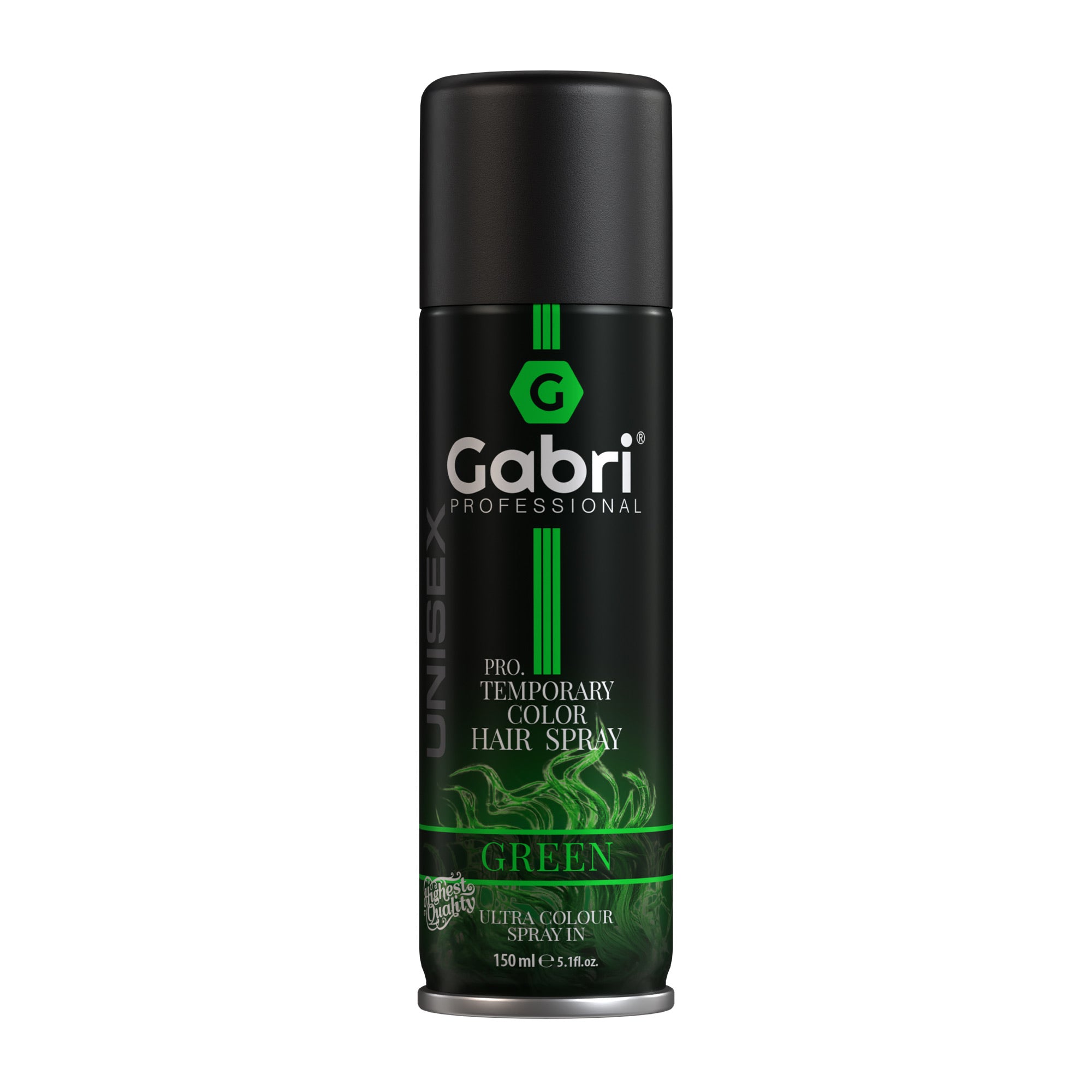 Gabri Professional - Pro Temporary Colour Hair Spray - Green