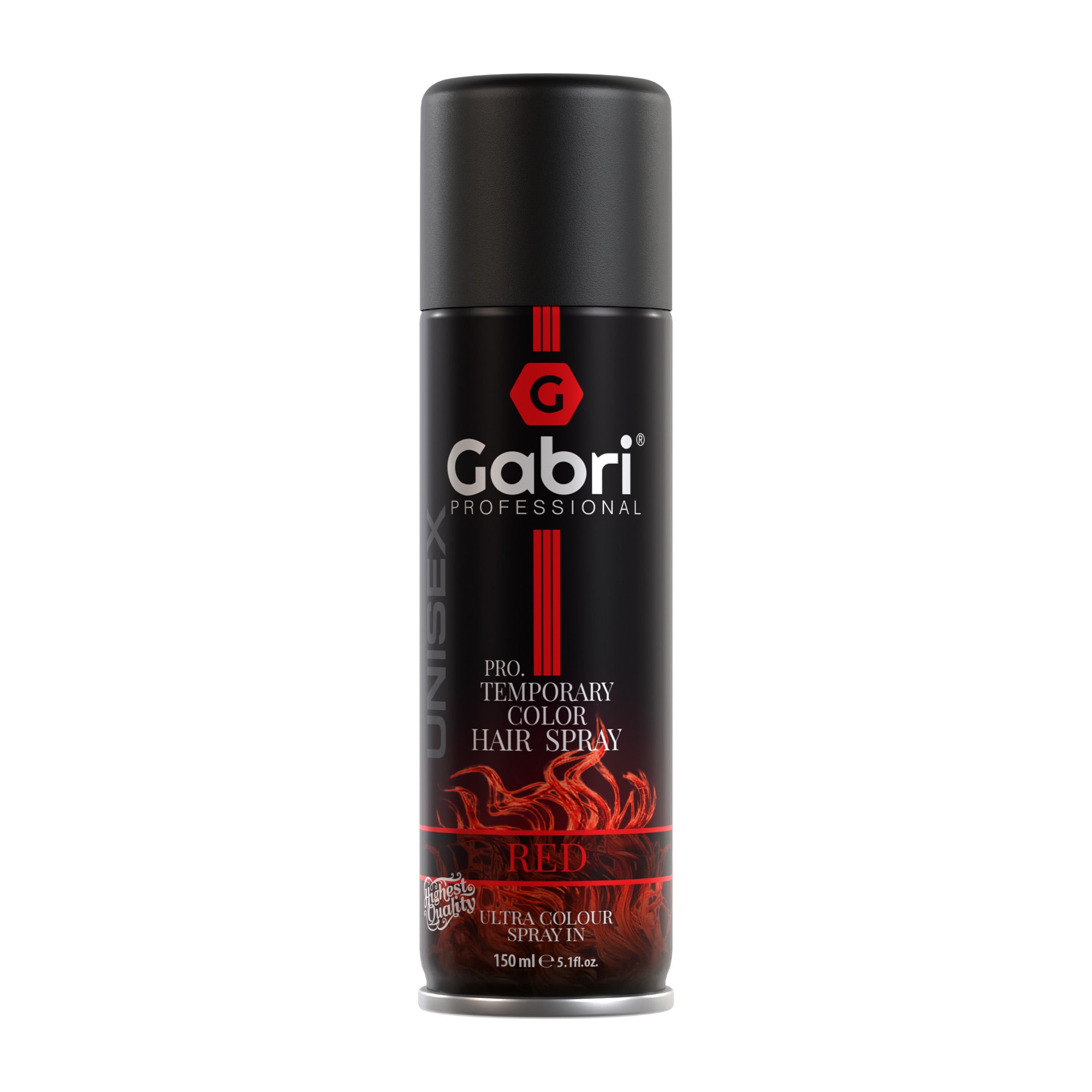 Gabri Professional - Pro Temporary Colour Hair Spray - Red