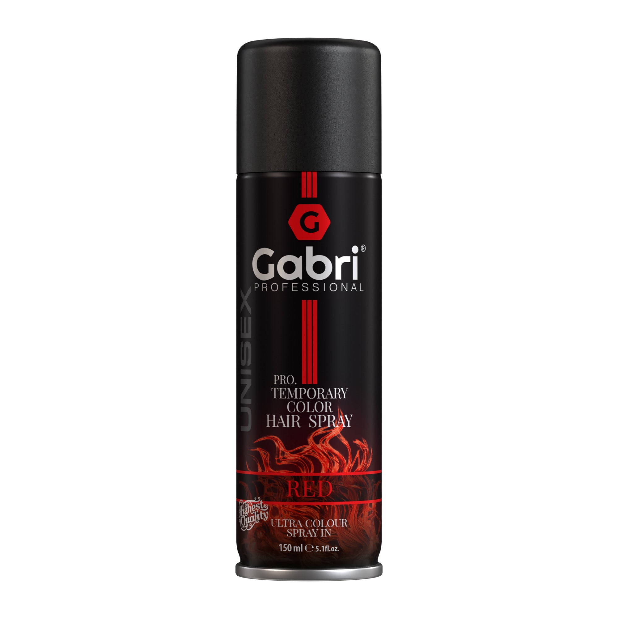 Gabri Professional - Pro Temporary Colour Hair Spray - Red