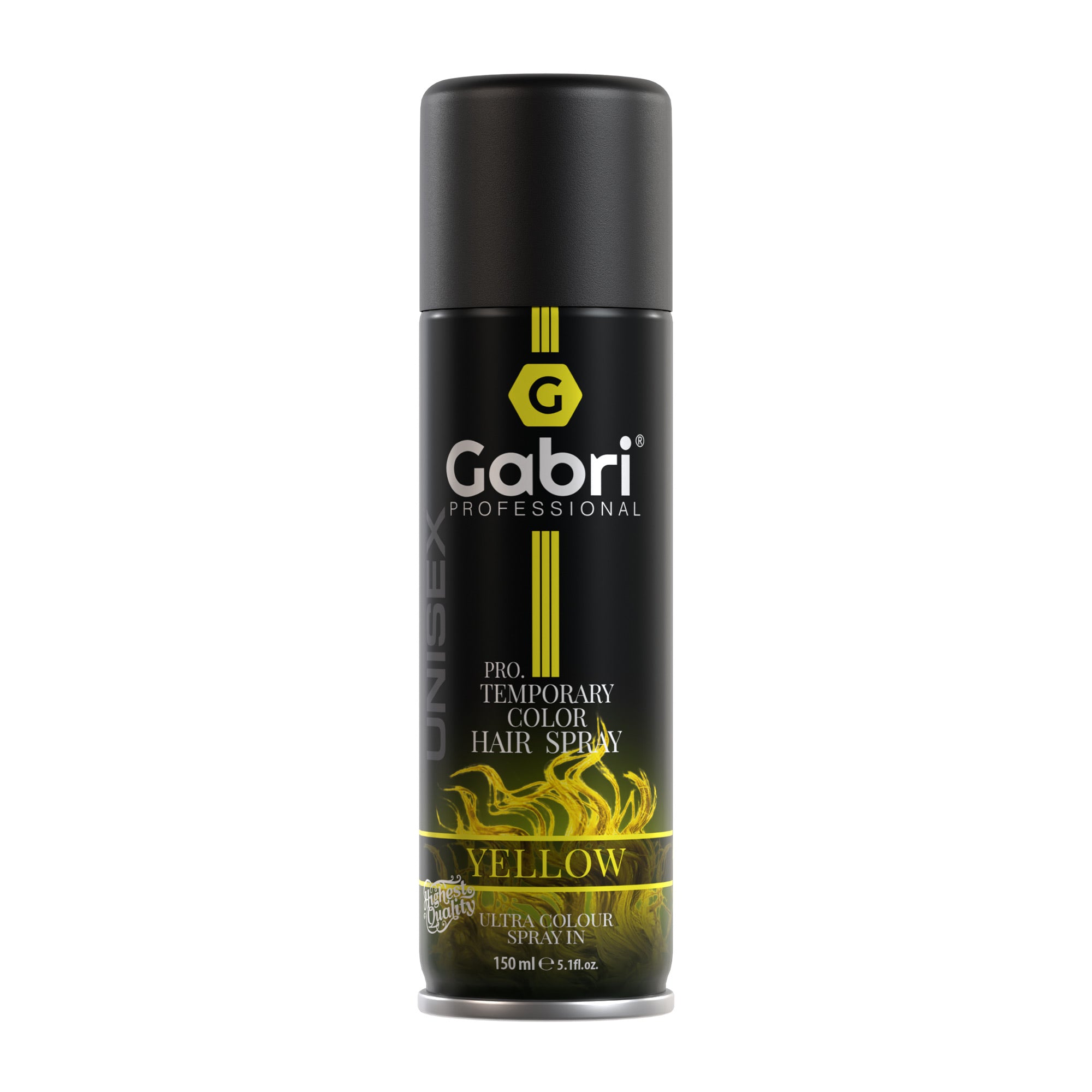 Gabri Professional - Pro Temporary Colour Hair Spray - Yellow