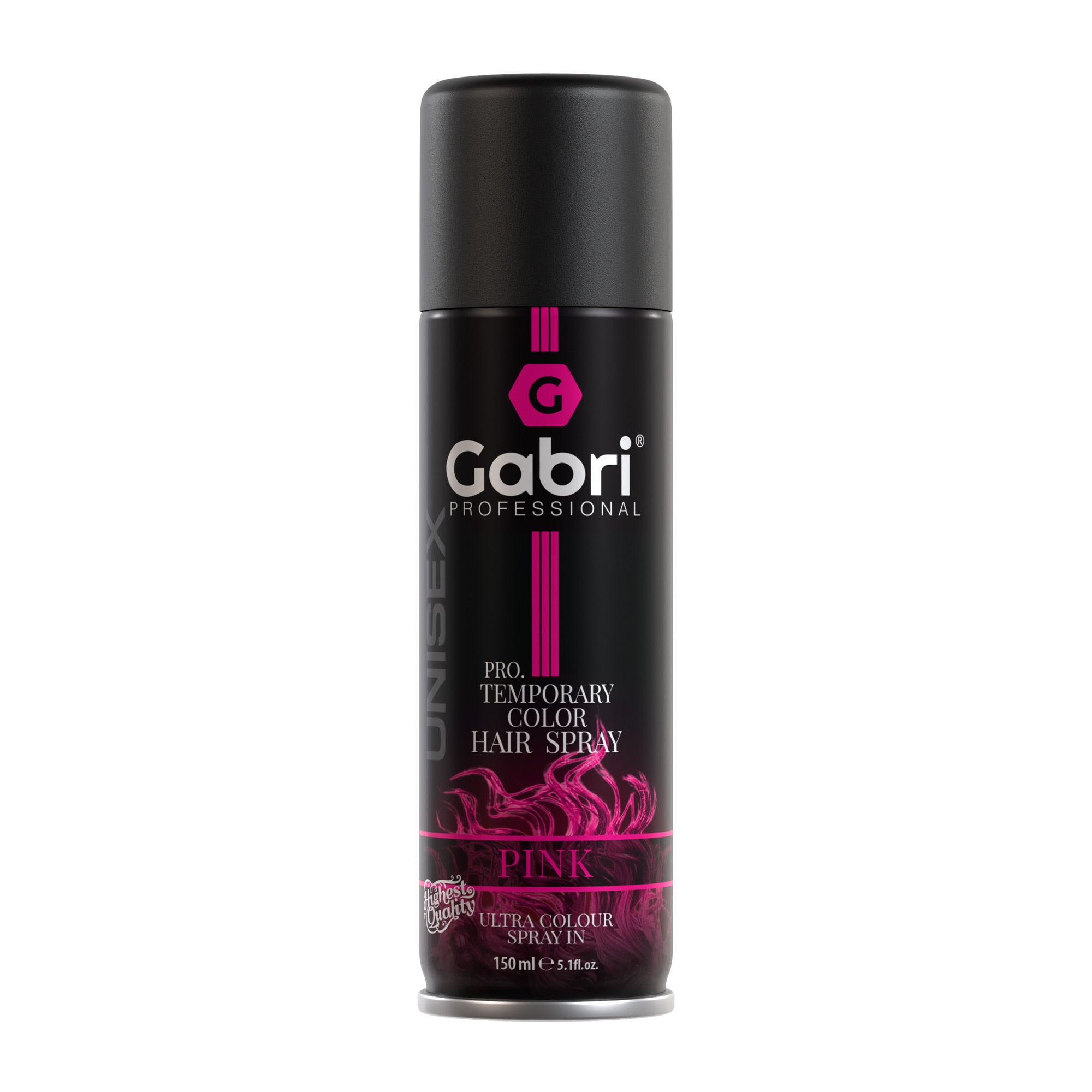 Gabri Professional - Pro Temporary Colour Hair Spray - Pink