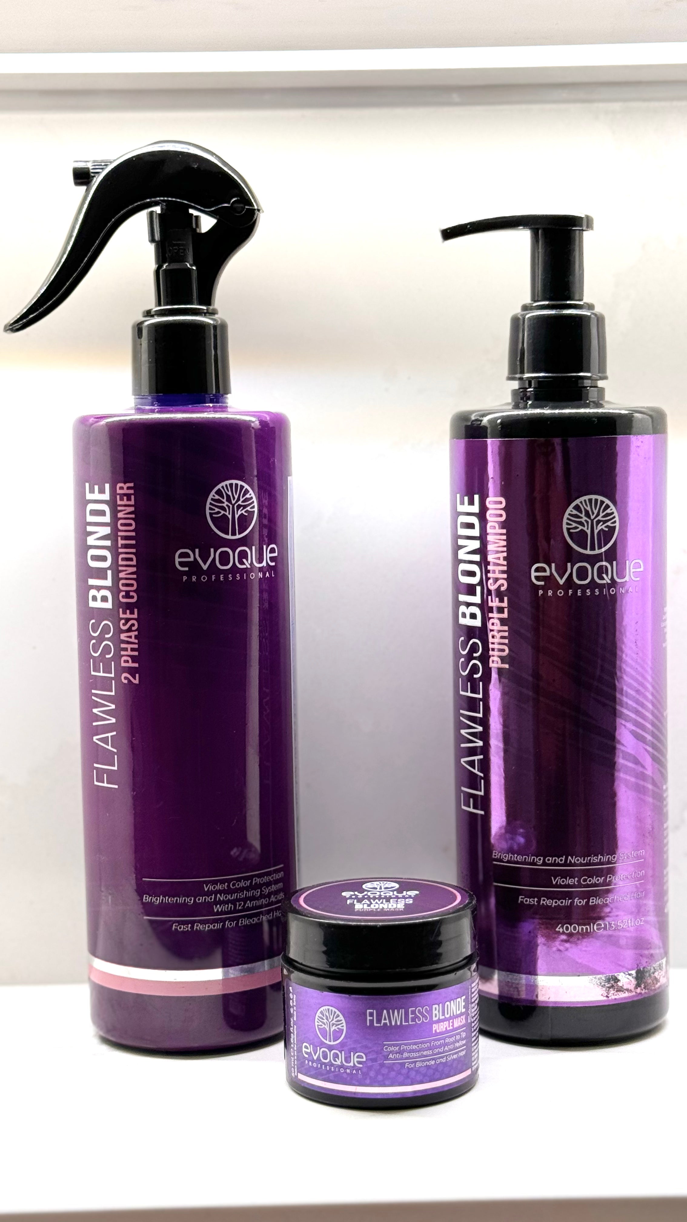 Flawless Blonde Shampoo & Leave-in Conditioner - travel size mask ON US