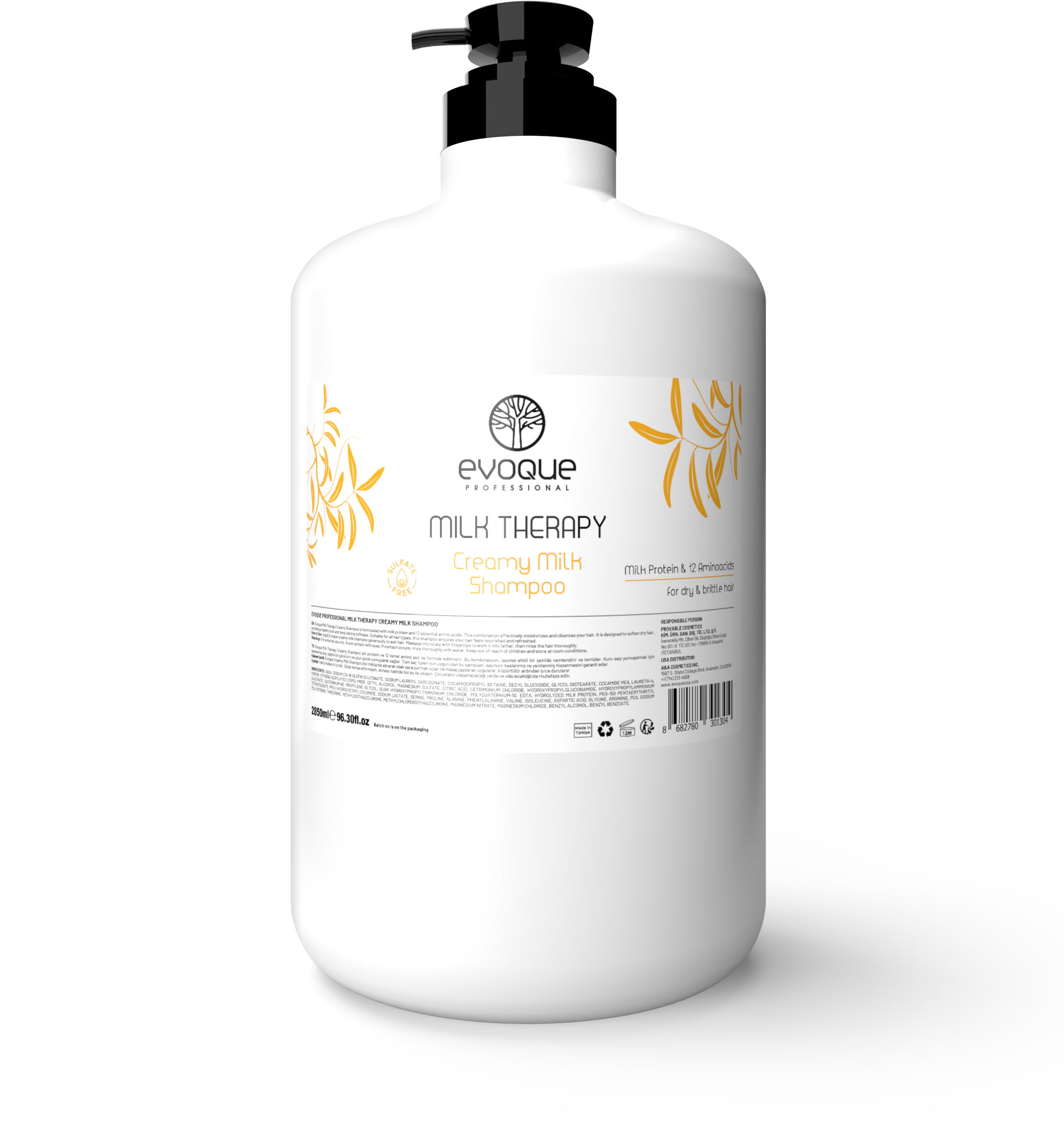Milk Therapy Moisturizing Shampoo 2.8L (96.37oz)